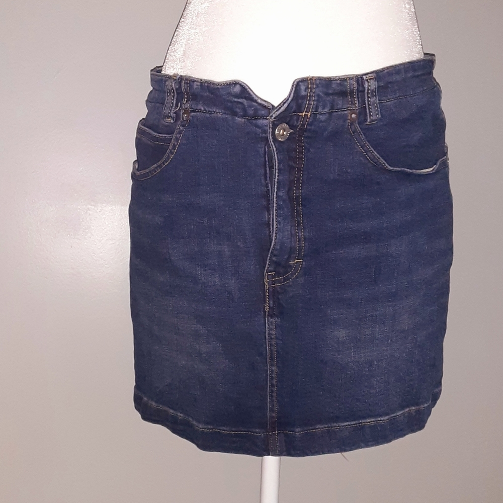 WE THE FREE Denim Mini Skirt Large